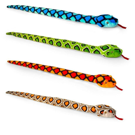 Keeleco 150cm Eco - Friendly Snake Soft Toy (Choice of 4) - Old Railway Line Garden Centre