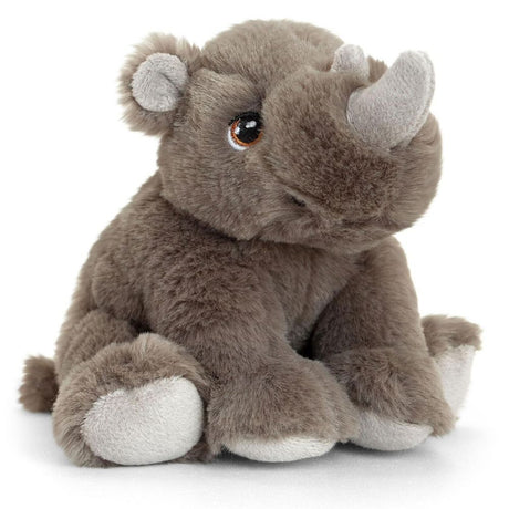 Keeleco 18cm Rhino Soft Toy - Old Railway Line Garden Centre