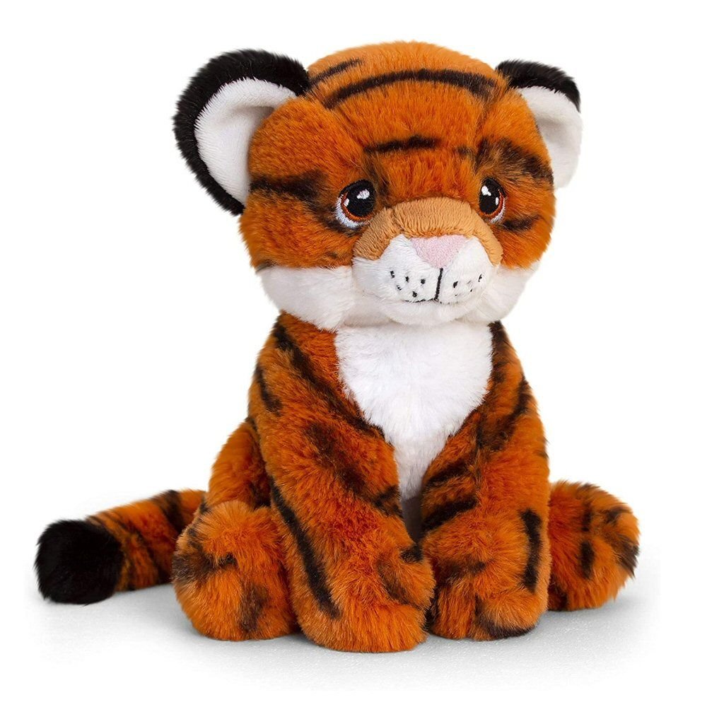 Keeleco 18cm Tiger Soft Toy - Old Railway Line Garden Centre