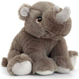 Keeleco 25cm Eco - Friendly Rhino Soft Toy - Old Railway Line Garden Centre
