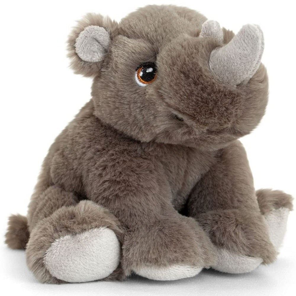 Keeleco 25cm Eco - Friendly Rhino Soft Toy - Old Railway Line Garden Centre