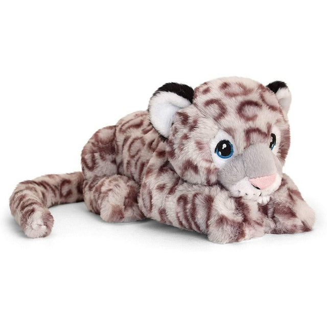 Keeleco 25cm Eco - Friendly Snow Leopard Soft Toy - Old Railway Line Garden Centre