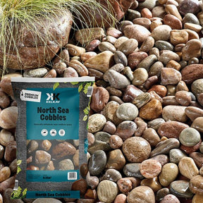 Kelkay 50 - 80mm North Sea Cobbles - Old Railway Line Garden Centre
