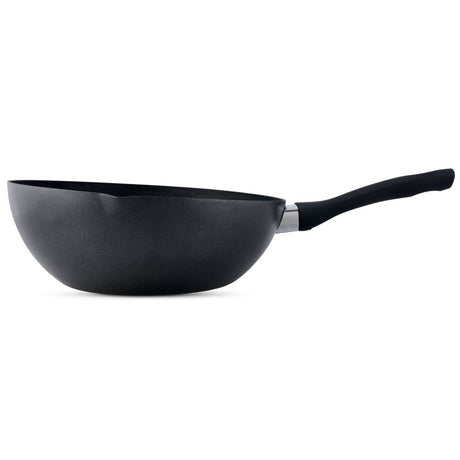 Ken Hom Non - Stick 30cm Pressed Aluminium Wok - Old Railway Line Garden Centre