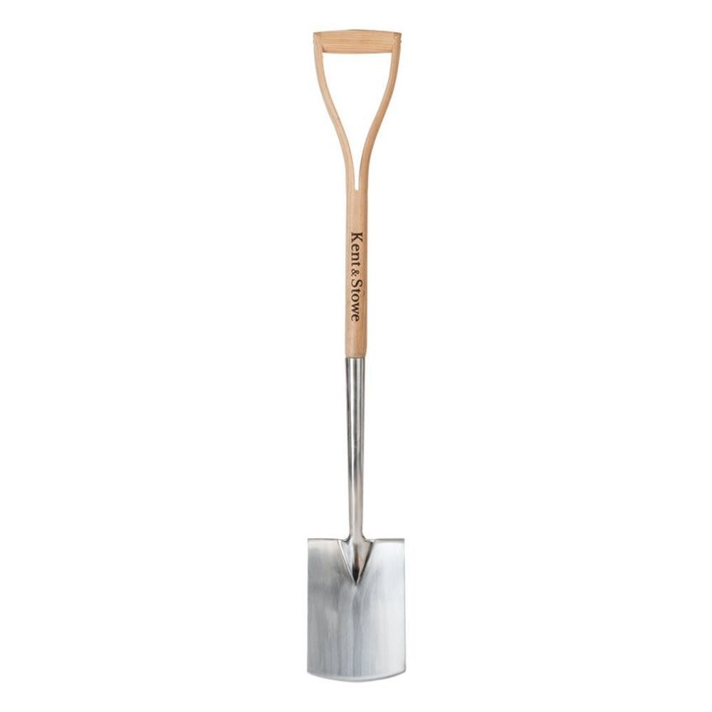Kent & Stowe Garden Life Stainless Steel Digging Spade - Old Railway Line Garden Centre