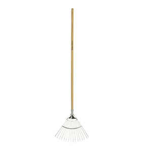 Kent & Stowe Garden Life Stainless Steel Leaf Rake - Old Railway Line Garden Centre