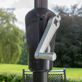 Kettler 2.5m Sage Wind - Up Tilting Parasol - Old Railway Line Garden Centre