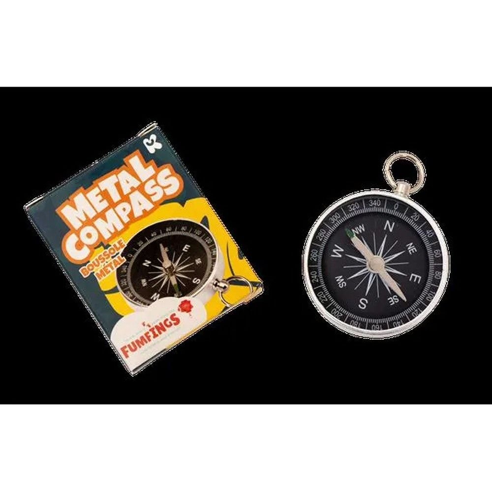 Keycraft 6cm Metal Compass Toy - Old Railway Line Garden Centre