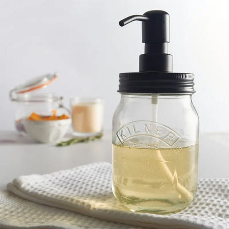 Kilner 0.5 Litre Liquid Soap & Lotion Pump Dispenser - Old Railway Line Garden Centre