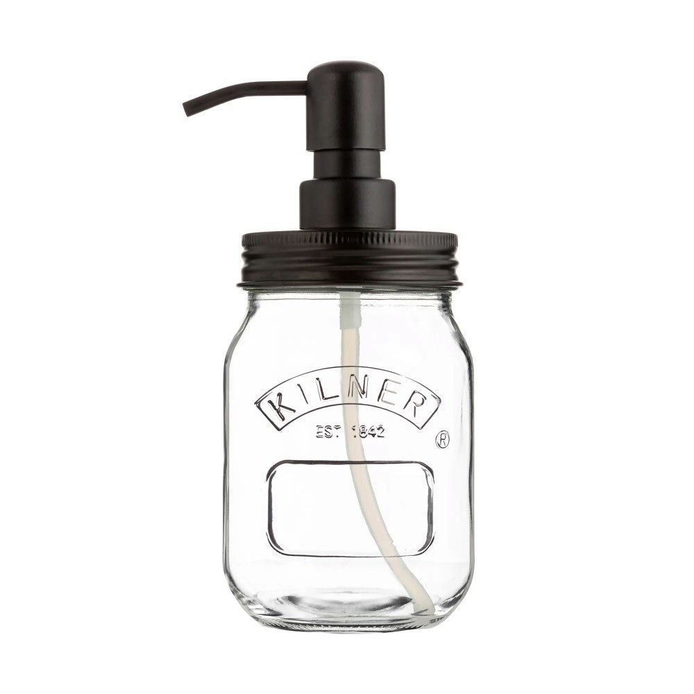 Kilner 0.5 Litre Liquid Soap & Lotion Pump Dispenser - Old Railway Line Garden Centre