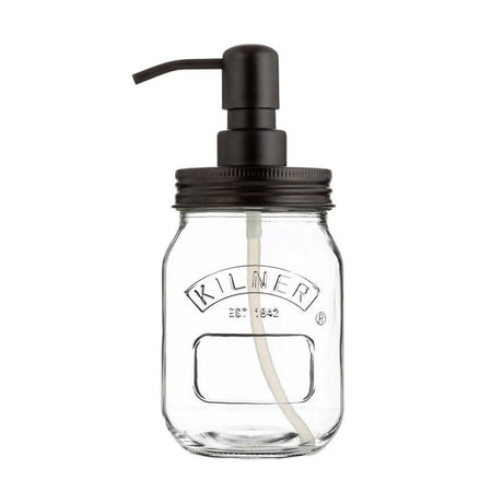 Kilner 0.5 Litre Liquid Soap & Lotion Pump Dispenser - Old Railway Line Garden Centre