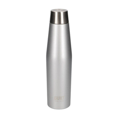 Kitchen Craft Built Perfect Seal 540ml Silver Hydration Bottle - Old Railway Line Garden Centre