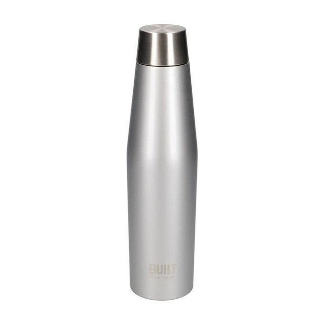 Kitchen Craft Built Perfect Seal 540ml Silver Hydration Bottle - Old Railway Line Garden Centre