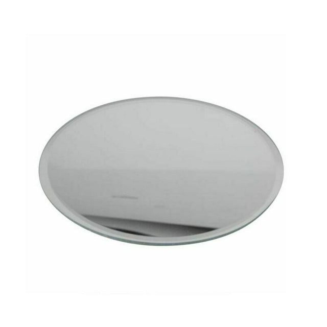 Koopman 20CM Mirror Candle Plate - Old Railway Line Garden Centre