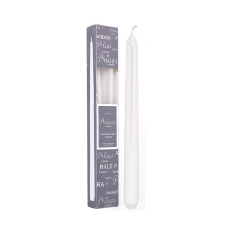 Koopman 25cm White Dinner Candle (Pack of 2) - Old Railway Line Garden Centre