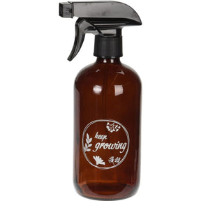 Koopman 500ml Brown Flower Glass Trigger Sprayer - Old Railway Line Garden Centre