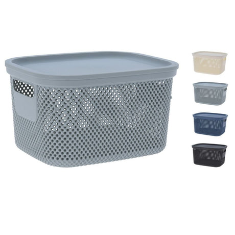 Koopman 6 Litre Plastic Storage Box with Lid (Choice of 4) - Old Railway Line Garden Centre