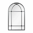 La Hacienda 100cm Black Arched Arundel Indoor/Outdoor Mirror - Old Railway Line Garden Centre