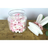 Langs 11cm White Bunny Ears Jar - Old Railway Line Garden Centre