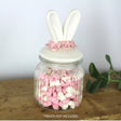 Langs 11cm White Bunny Ears Jar - Old Railway Line Garden Centre