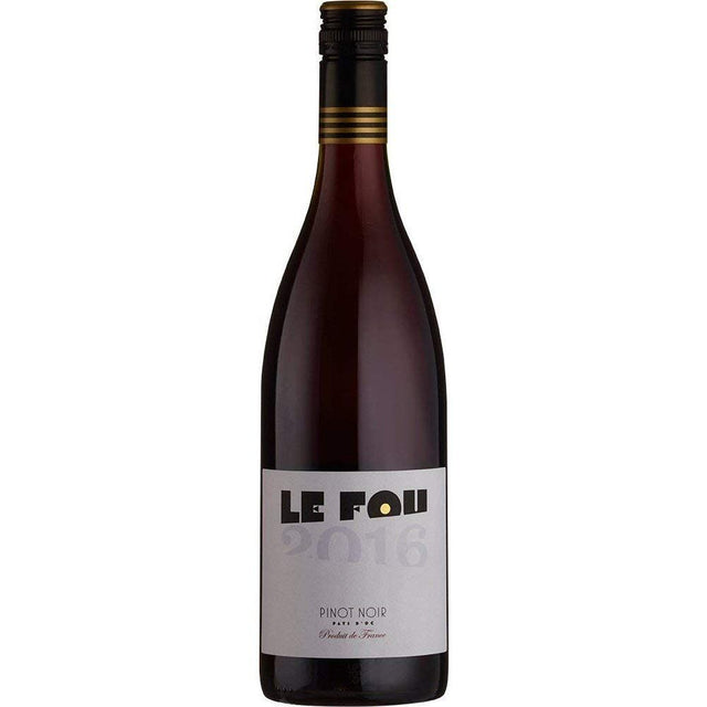 Le Fou 75cl Pinot Noir Red Wine - Old Railway Line Garden Centre