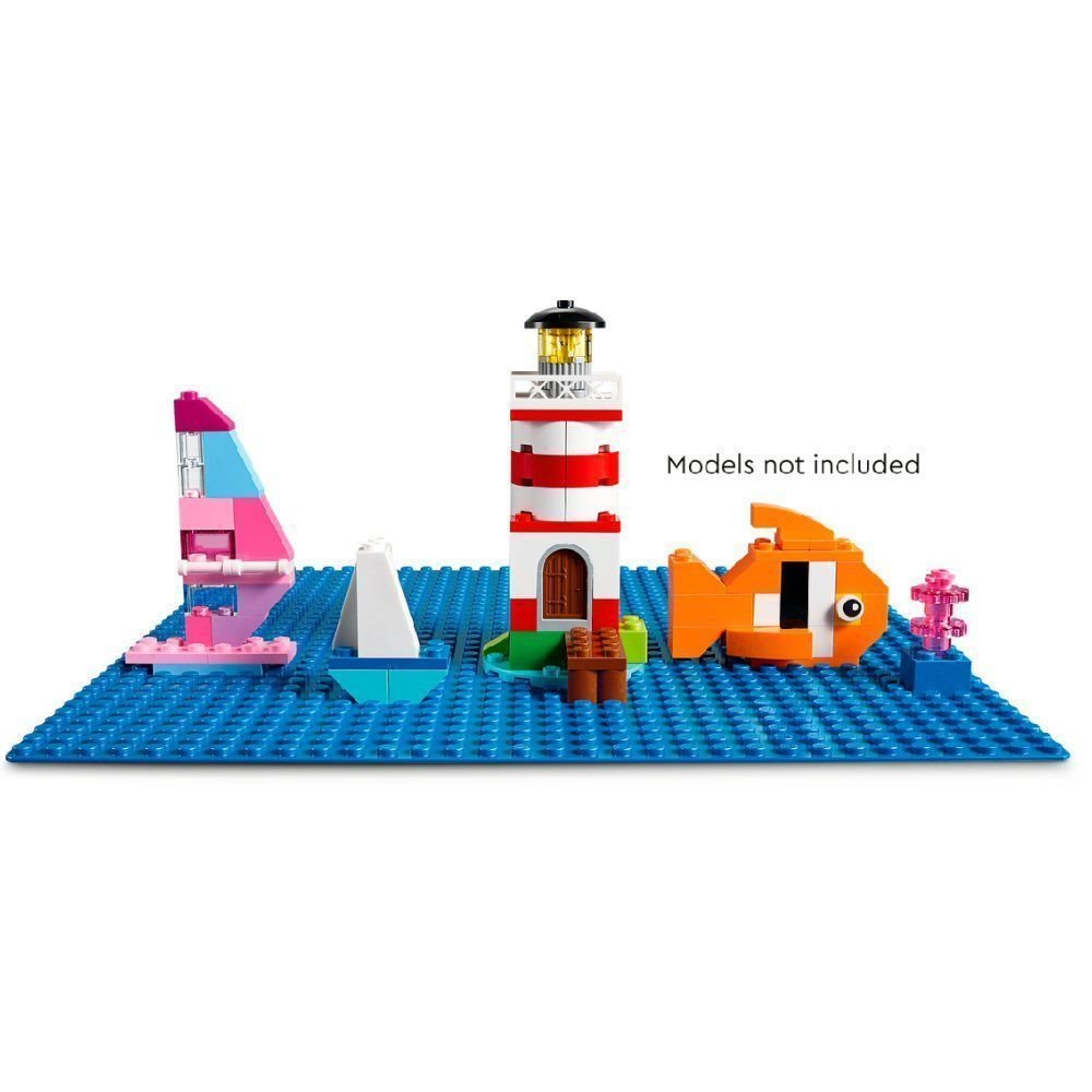 LEGO Classic 32 - Stud (25cm) Blue Baseplate - Old Railway Line Garden Centre