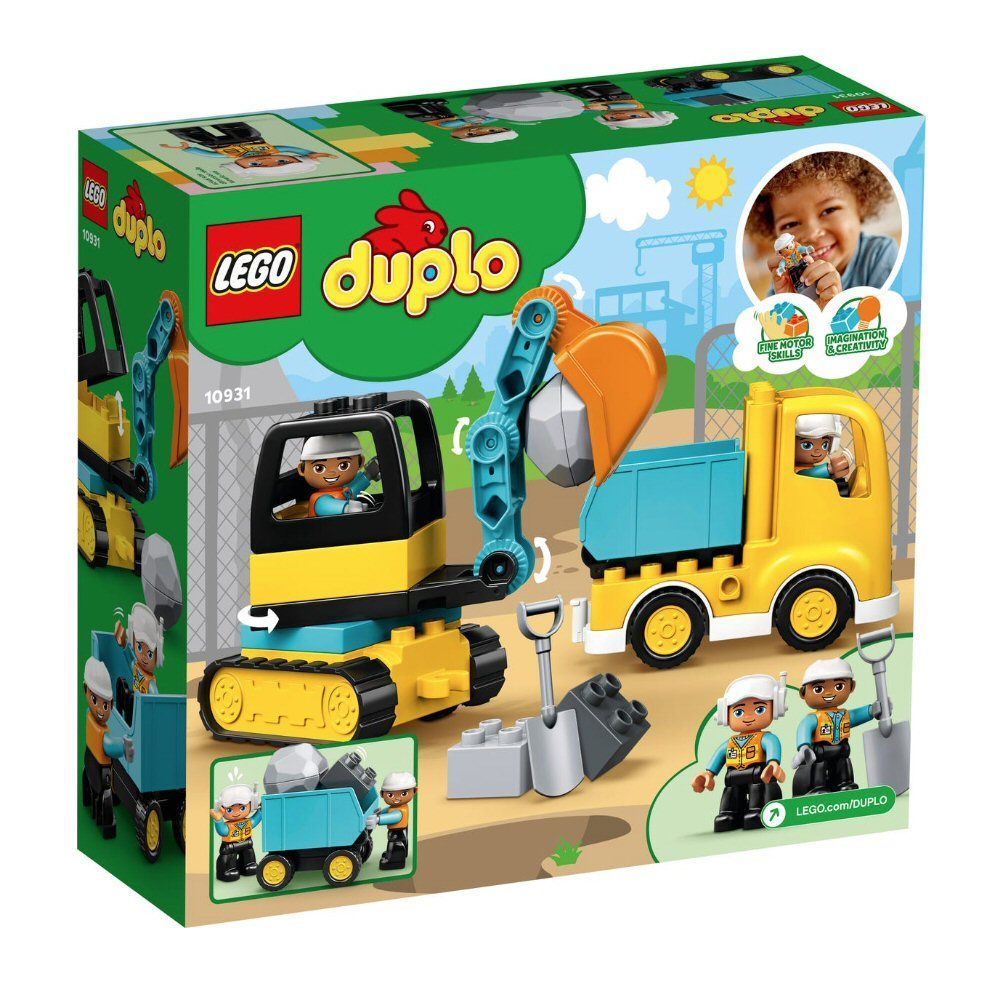 LEGO Duplo Truck & Tracked Excavator - Old Railway Line Garden Centre