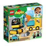 LEGO Duplo Truck & Tracked Excavator - Old Railway Line Garden Centre