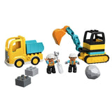 LEGO Duplo Truck & Tracked Excavator - Old Railway Line Garden Centre