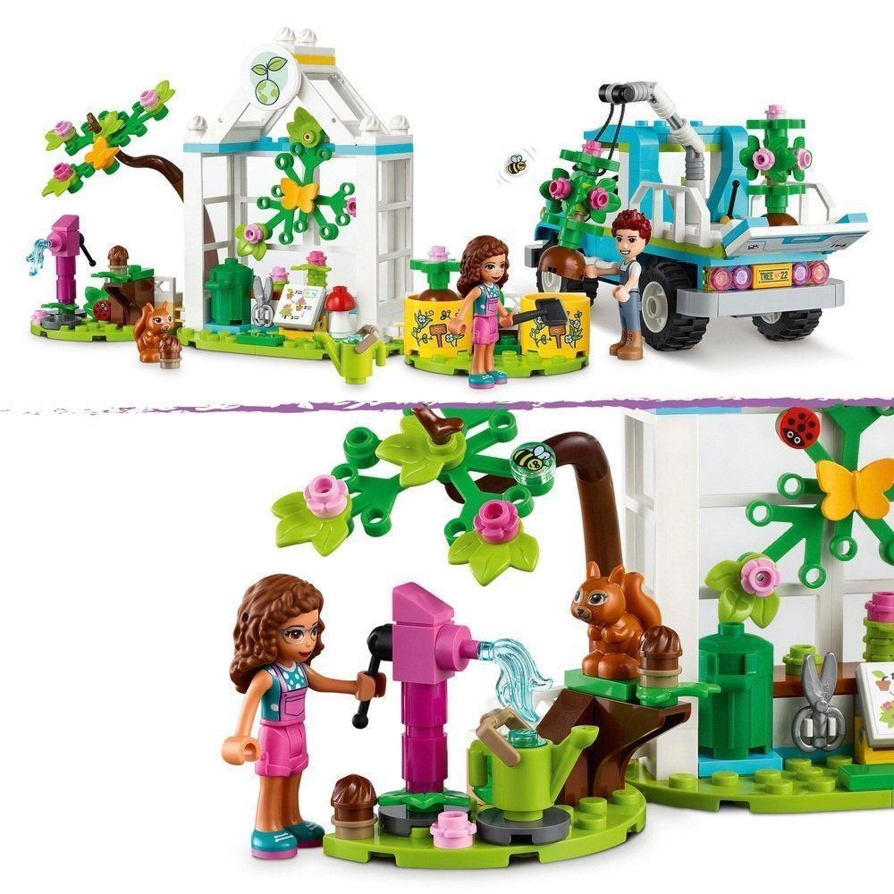 LEGO Friends Heartlake City Tree Planting Vehicle - Old Railway Line Garden Centre