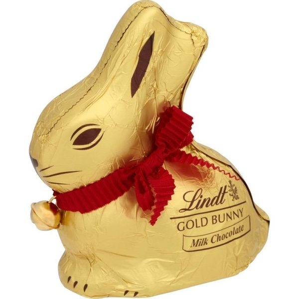 Lindt 100g Milk Chocolate Gold Bunny - Old Railway Line Garden Centre