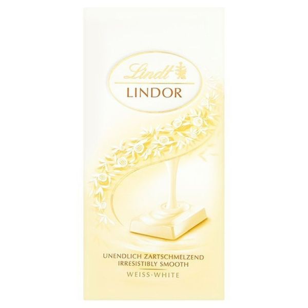 Lindt 100g White Chocolate Bar - Old Railway Line Garden Centre