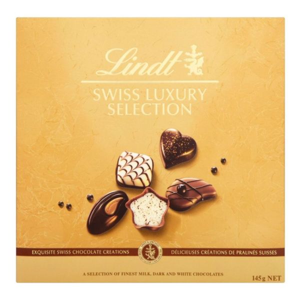 Lindt 145g Swiss Luxury Chocolate Selection - Old Railway Line Garden Centre
