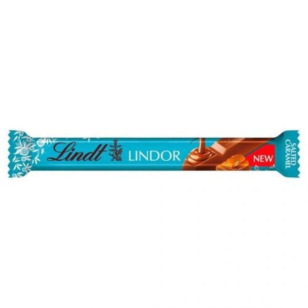 Lindt Lindor 38g Salted Caramel Milk Chocolate Bar - Old Railway Line Garden Centre