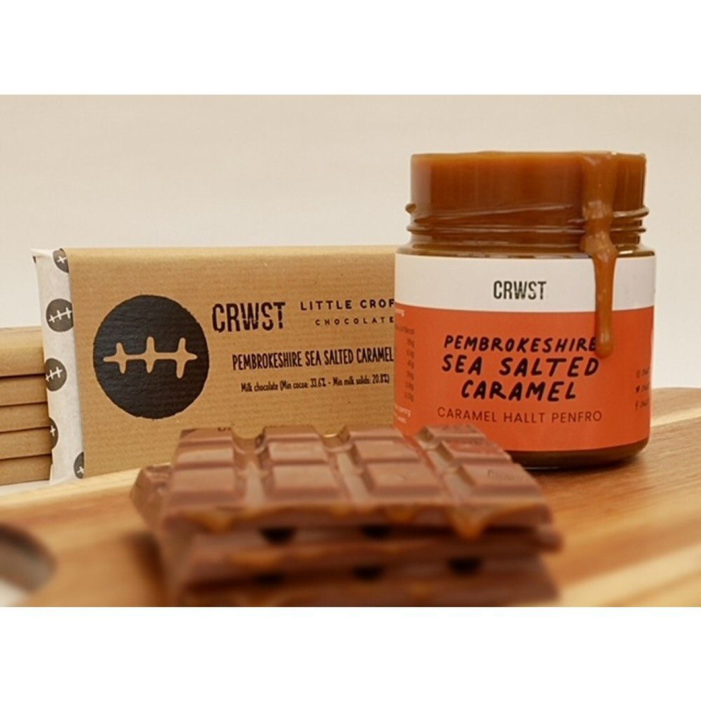 Little Croft 70g Pembroke Salted Caramel Milk Chocolate Bar