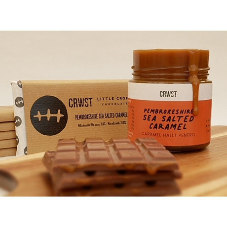Little Croft 70g Pembroke Salted Caramel Milk Chocolate Bar