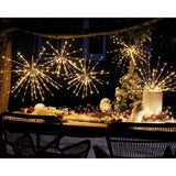 Lumineo 45cm Warm White Flashing Polestar Hanging Decoration