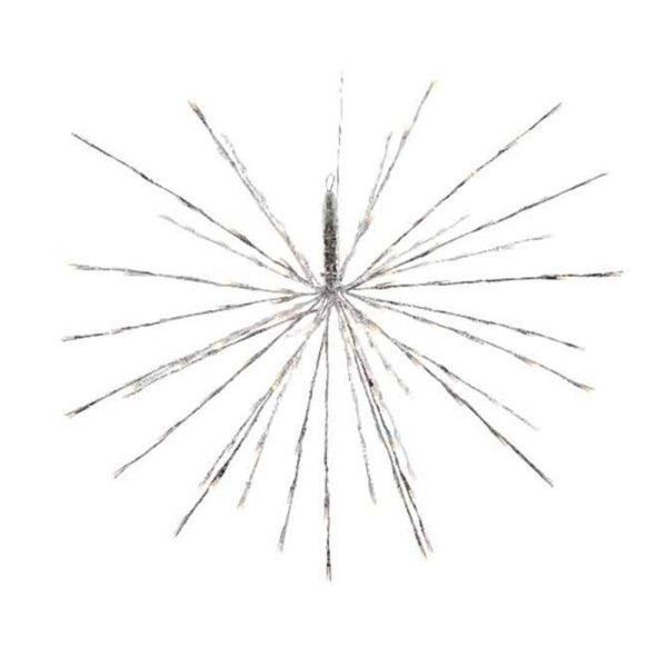 Lumineo 45cm Warm White Flashing Polestar Hanging Decoration
