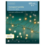 Lumineo 480 Warm & Classic White LED Compact Micro Wire Lights (6m)