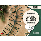 Lumineo 768 Warm White LED Twinkle Cluster Lights (7m)