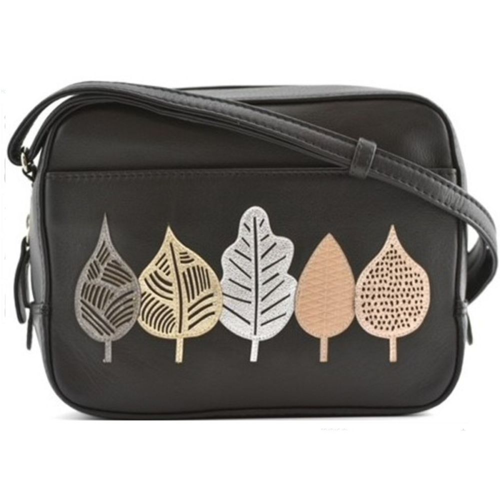 Mala Leather Black Sienna Midi Cross Body Bag - Old Railway Line Garden Centre