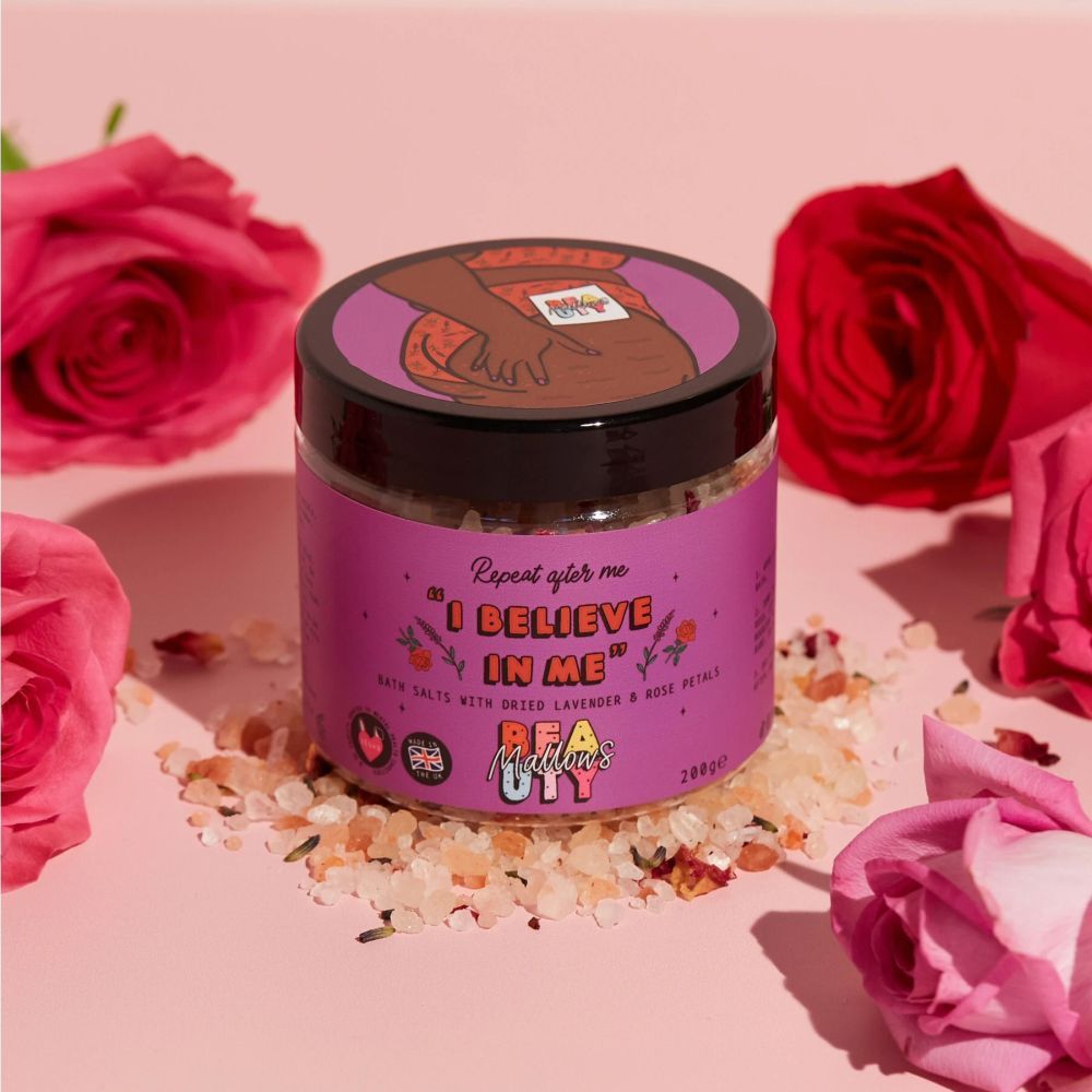 Mallows Beauty Lavender & Rose Bath Salts - Old Railway Line Garden Centre