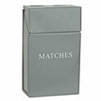 Manor 13cm Grey Metal Match Holder