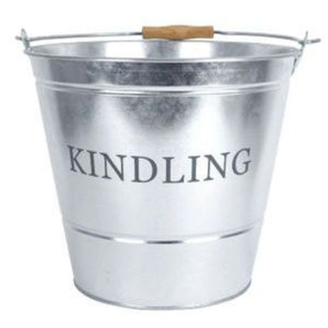 Manor 23cm Galvanised Kindling Bucket - Old Railway Line Garden Centre