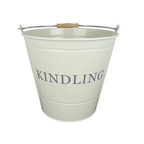 Manor 32cm Fireside Cream Kindling Bucket - Old Railway Line Garden Centre
