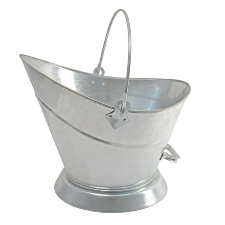 Manor Waterloo Galvanised Coal Hod/Bucket - Old Railway Line Garden Centre