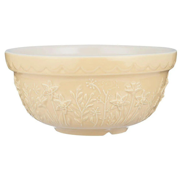 Mason Cash 1.1 Litres Cream Daffodil In the Meadow Mixing Bowl - Old Railway Line Garden Centre