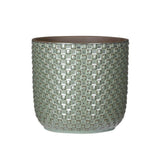 Mica Decorations 17cm Green Daan Houseplant Pot - Old Railway Line Garden Centre