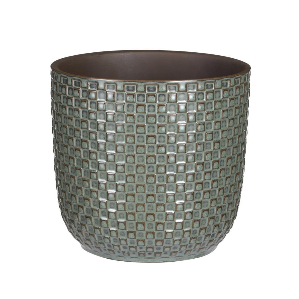 Mica Decorations 19cm Green Daan Houseplant Pot - Old Railway Line Garden Centre