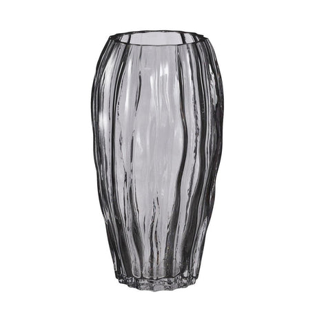 Mica Decorations 27cm Dark Brown Feline Glass Vase - Old Railway Line Garden Centre